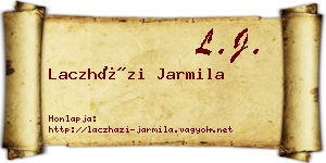 Laczházi Jarmila névjegykártya
